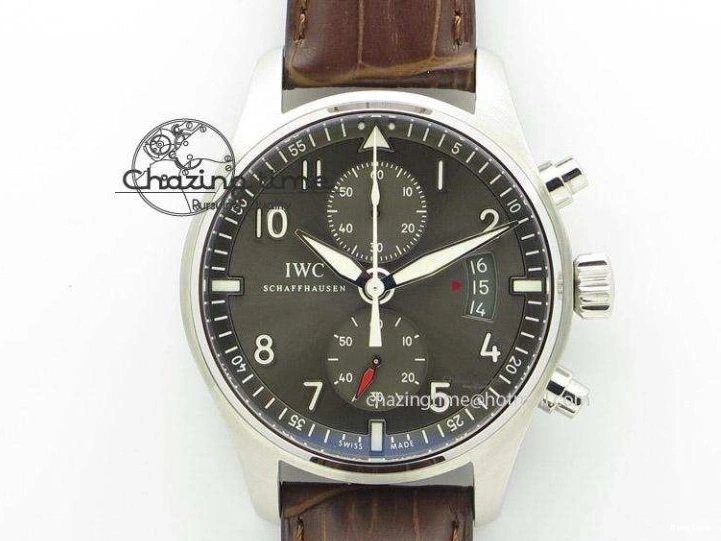 MIROTIME 0311 Reliable Portuguese Chrono IW3716 Z+F 1:1 Best Edition Red Dial on Red Rubber Strap A 7015